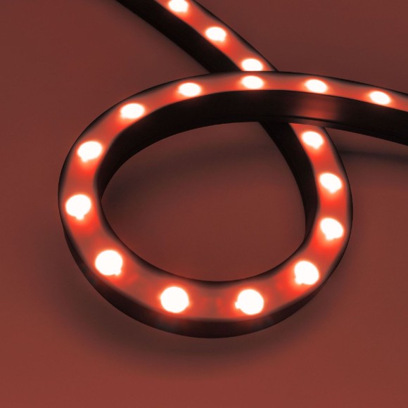 Грейзер Arlight DMX THOR-3D-F24-25x27mm 24V RGBW-Day4000 (24 W/m, IP65, 1m, wire x2) 045265