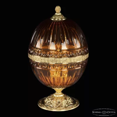 Настольная лампа Bohemia Ivele Crystal 5680L/22 G Amber/M-1G