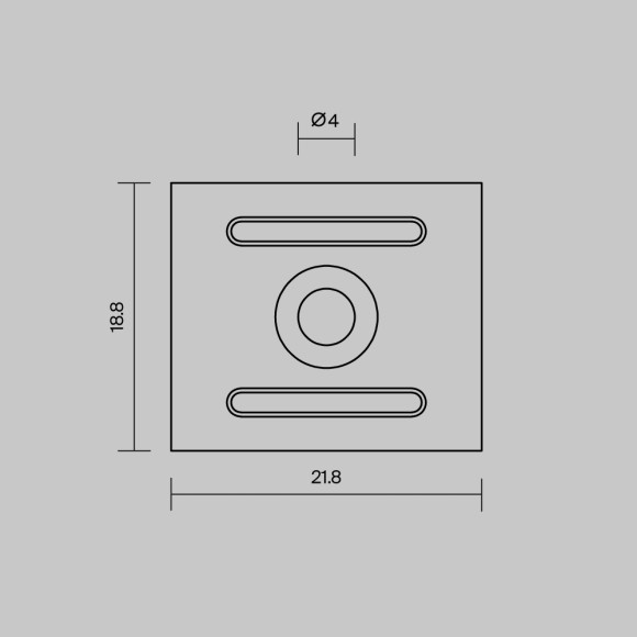 Комплект креплений для профиля 27×20 4шт Maytoni Led Strip ALM-2720-MT 642071
