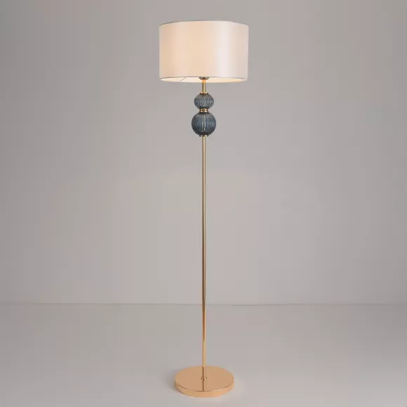 Торшер Lumion Classi Mikimito 8418/1F, Золото, Серый, Металл Торшер Lumion Classi Mikimito 8418/1F, Золото, Серый, Металл