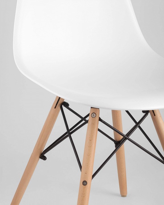 Набор из 4 стульев Eames SGR_8056PP-WHITE-X4