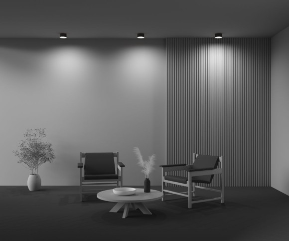 Накладной светильник Maytoni Zon C032CL-12W2.7K-RD-B