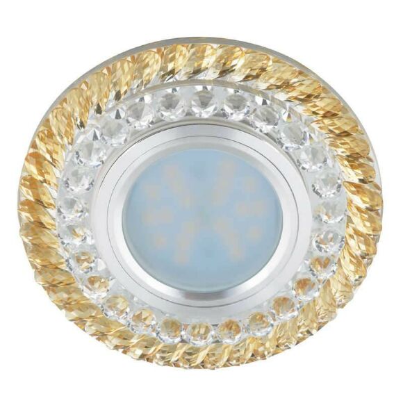 Встраиваемый светильник Fametto Luciole DLS-L132 GU5.3 Chrome/Gold Встраиваемый светильник Fametto Luciole DLS-L132 GU5.3 Chrome/Gold