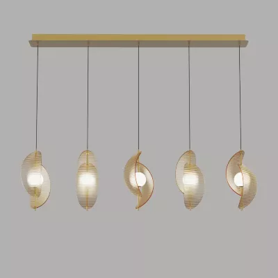 Подвесной светильник Delight Collection MD24030035-5B brass/amber