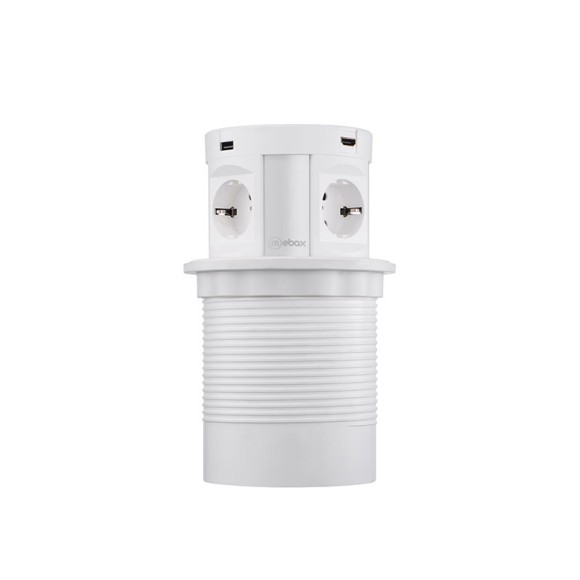 Блок розеток (4 секции, 2 USB и 2 HDMI) Mebax 00-00001170