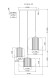 Подвесной светильник Moderli Ember V11815-3P