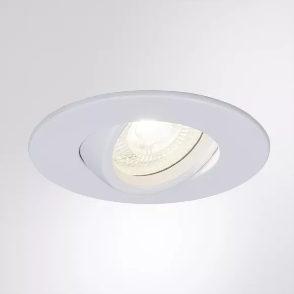 Встраиваемый светильник Arte Lamp Giro A2867PL-1WH, Современный, Белый Встраиваемый светильник Arte Lamp Giro A2867PL-1WH, Современный, Белый