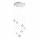 Подвесная люстра ST Luce Waterfall SL6017.101.07, Хром, Прозрачный, Теплый белый, декоративные элементы крупным планом