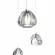 Подвесная люстра ST Luce Waterfall SL6017.101.07, Хром, Прозрачный, Теплый белый, крупный план