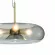 Подвесной светильник Indigo Leggero 11062/3P Smoke V000541, Золото, Дымчатый, Металл, крупный план