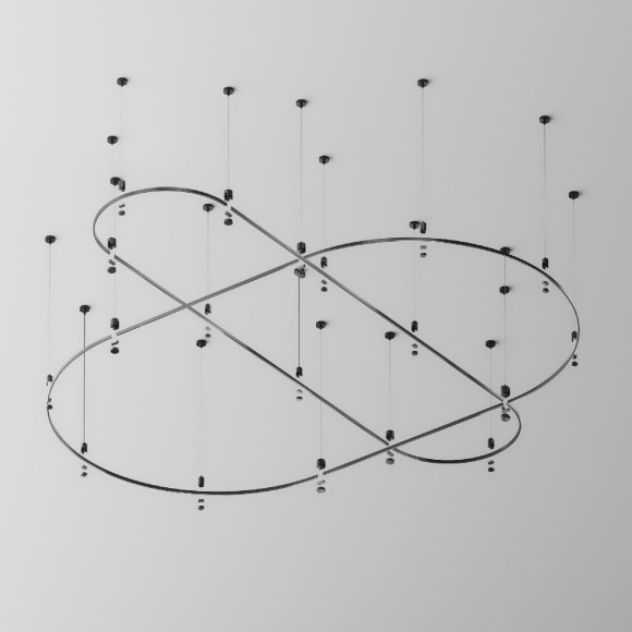 Шинопровод накладной/подвесной Maytoni Flarity TRX154-2SR-D1500-B