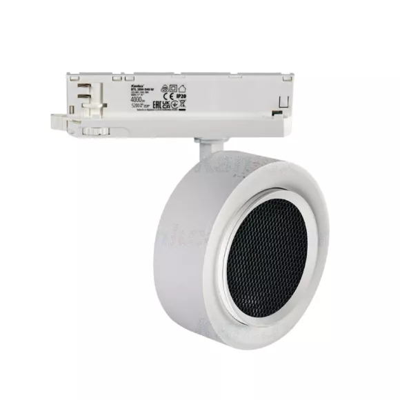 Трековый трехфазный светильник Kanlux Btl 35654, Белый, Теплый белый, Алюминий Трековый трехфазный светильник Kanlux Btl 35654, Белый, Теплый белый, Алюминий