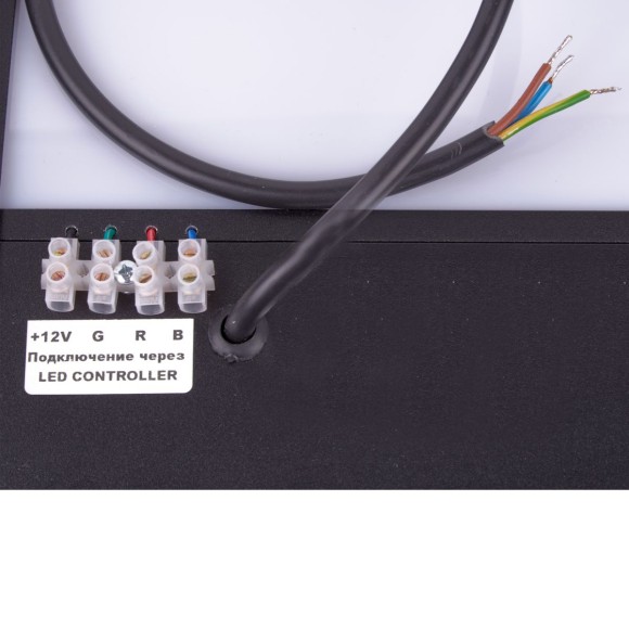 Светодиодная панель Uniel UL-00012597 ULO-K16B 2x22W/4000K/L100 5W/RGB IP44 BLACK