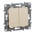Выключатель двухклавишный Legrand Etika 10A 250V слоновая кость 672302