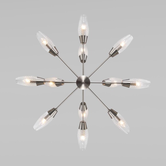 Потолочная люстра Eurosvet Thalia 60140/12 сатин-никель