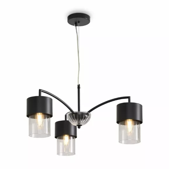 Подвесная люстра Freya Lumin FR5515PL-03B, декоративные элементы крупным планом