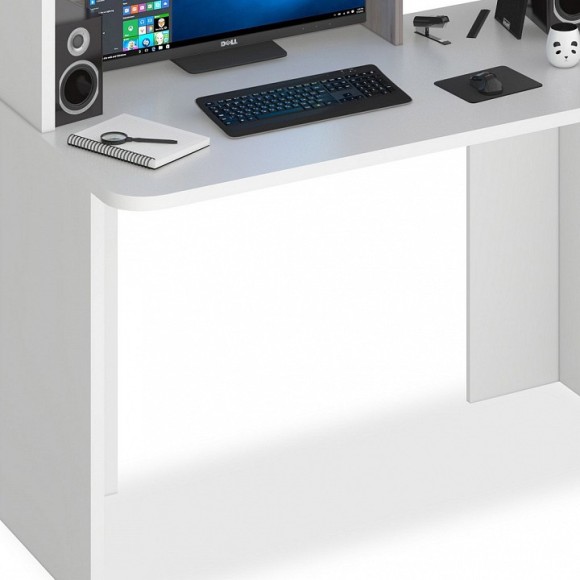 Стол компьютерный Домино Lite СКЛ-Прям120Р+НКЛ-120 MER_SKL-Pryam120Rbez_tumby-NKL-120_BEN