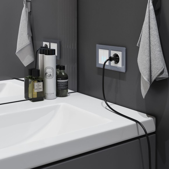 Сенсорный выключатель двухклавишный с подсветкой Werkel 4690389179556 W4520001