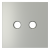 Накладка для розетки телевизионной оконечной TV+SAT Voltum S70 (сталь) VLS001605