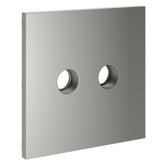 Накладка для розетки телевизионной оконечной TV+SAT Voltum S70 (сталь) VLS001605