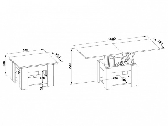 Стол-трансформер СЖ-2 SK_SZHV5