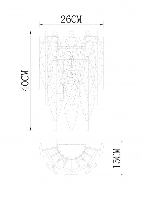 Бра Divinare Amelie 6003/01 AP-1