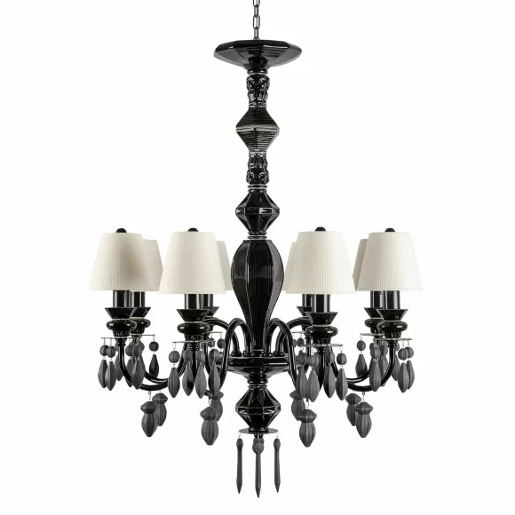 Подвесная люстра Loft IT Grace 10203/8 Black, декоративные элементы крупным планом