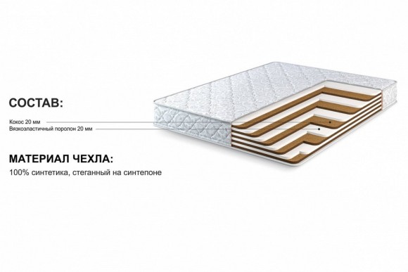 Матрас двуспальный Тропикана-Вита 1800x2000 STL_7770000000197