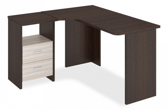 Стол письменный Домино Лайт СКЛ-Угл130 MER_SKL-Ugl_130_VK_LEV