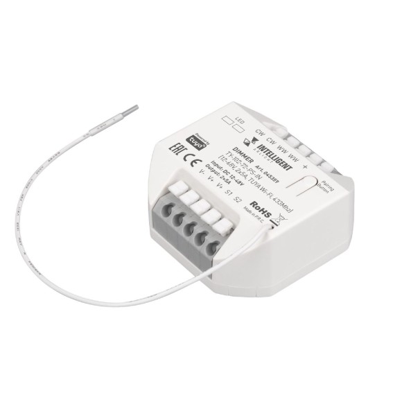 Диммер Arlight TY-102-72-PS-IN (12-48V, 2x5A, TUYA Wi-Fi, 433Mhz) 045359