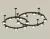 Комплект подвесного светильника Ambrella Light Techno Ring XR92221160 (A9222, A9227, C9242, C9238, N8133)