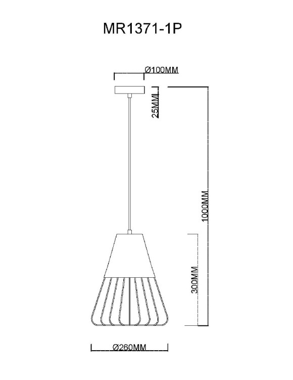 Подвесной светильник MyFar Hill MR1371-1P