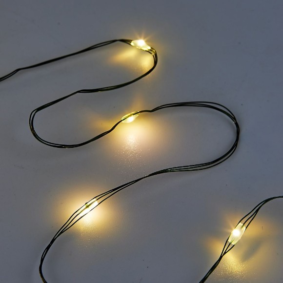 Гирлянда Роса Uniel ULD-S5000-500/DGA WARM WHITE IP20 DEW UL-00012086