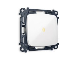 Комплект механизма 1-кл проходного выключателя с подсветкой Ambrella Volt Omega (OP1020, VM105, G22Y) MO102030