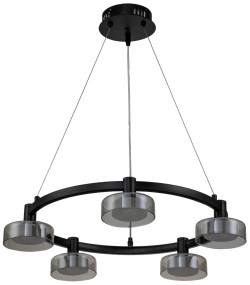 Подвесная светодиодная люстра с пультом управления Stilfort Gloze 4009/02/05P