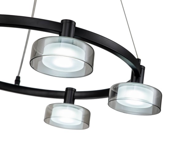 Подвесная светодиодная люстра с пультом управления Stilfort Gloze 4009/02/05P