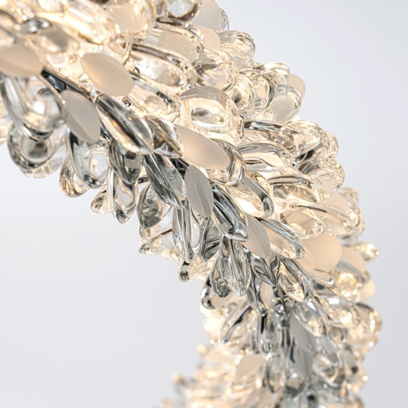 Подвесная светодиодная люстра с пультом управления Modelux MS.5002.800 CR