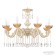 Подвесная люстра Bohemia Ivele Crystal AL79101/8/250 A WMG P Shampan/M-1G