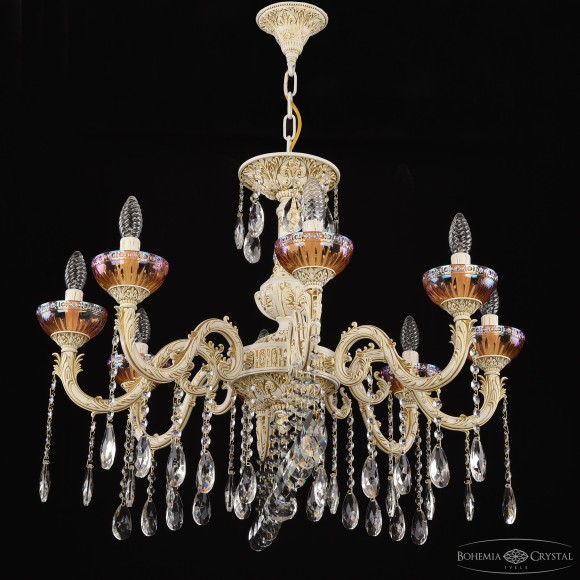 Подвесная люстра Bohemia Ivele Crystal AL79101/8/250 A WMG P Shampan/M-1G