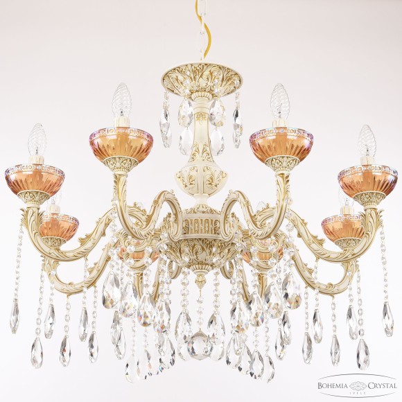 Подвесная люстра Bohemia Ivele Crystal AL79101/8/250 A WMG P Shampan/M-1G