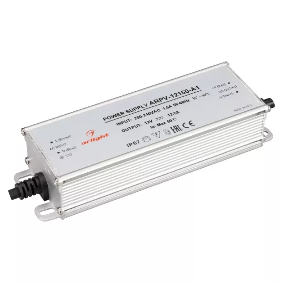 Блок питания Arlight ARPV-12150-A1 (12V, 12.5A, 150W) 034206 Блок питания Arlight ARPV-12150-A1 (12V, 12.5A, 150W) 034206