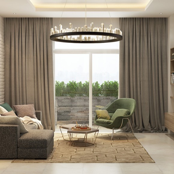 Подвесная светодиодная люстра ImperiumLoft Quartz 179755-26