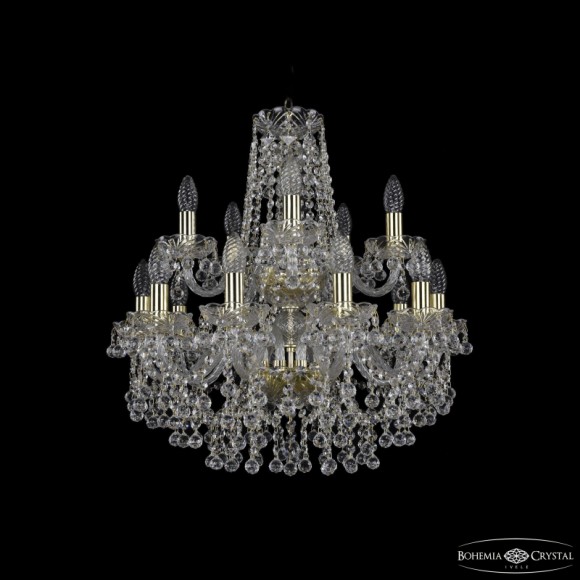 Подвесная люстра Bohemia Ivele Crystal 1409/10+5/195/2d G