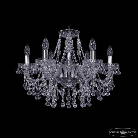 Подвесная люстра Bohemia Ivele Crystal 1409/6/195 Ni