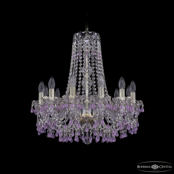 Подвесная люстра Bohemia Ivele Crystal 1410/12/195/h-60 G V7010