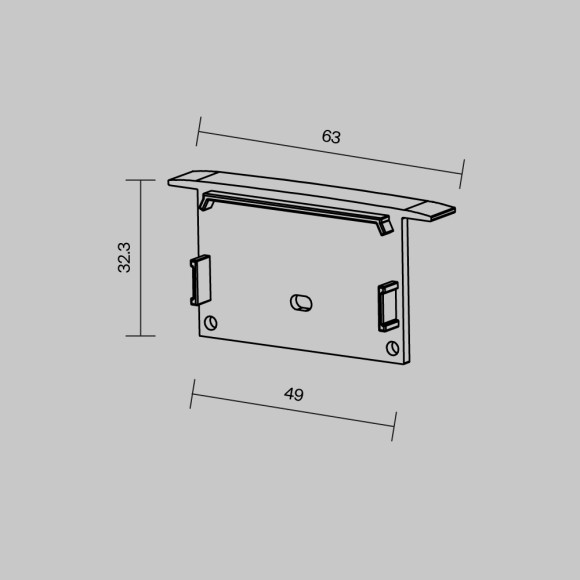 Комплект заглушек (2 шт.) Maytoni 642003