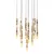 Подвесная люстра Delight Collection OM2365-F10 gold