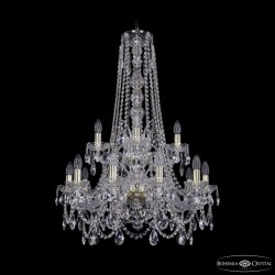 Подвесная люстра Bohemia Ivele Crystal 1411/10+5/240/h-94/2d G