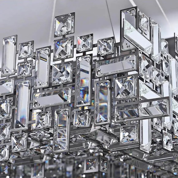 Подвесная люстра Delight Collection P7838-W50 chrome