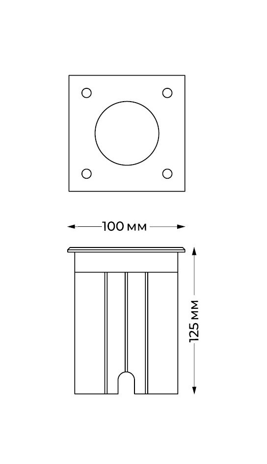 Грунтовый светильник Italline IT8310